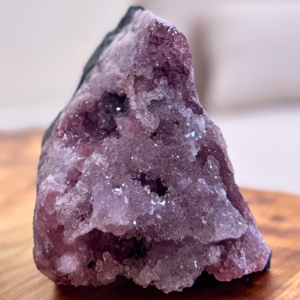 Pink Amethyst Free Form 5X4 Inches - Image 4