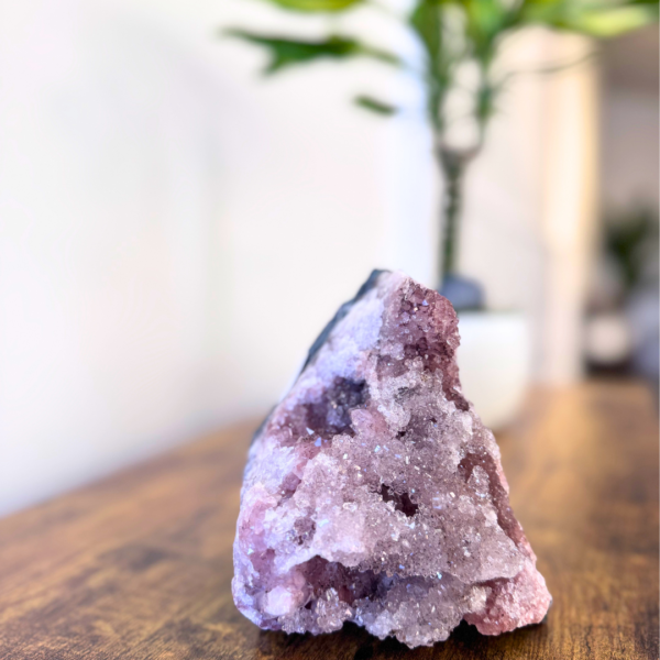 Pink Amethyst Free Form 5X4 Inches