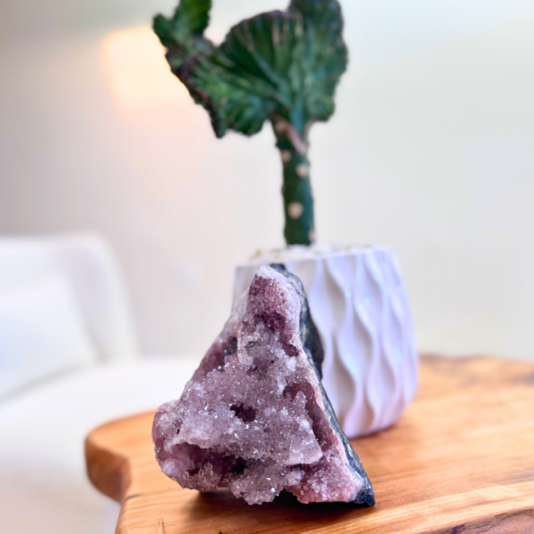 Pink Amethyst Free Form 5X4 Inches - Image 2
